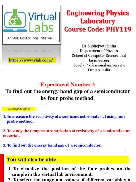 Virtual Lab Four Probe 的图像结果