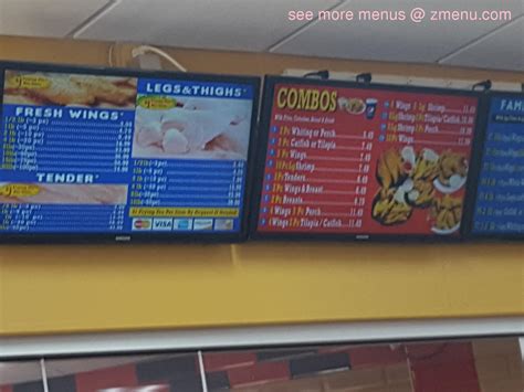 Menu at Captain Jay's Fish & Chicken restaurant, Inkster