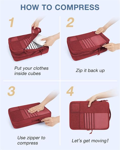 Compression Packing Cubes for Carry-On 的图像结果