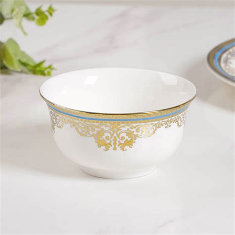 Aurelea Floral Dessert Bowl 300 ml Online - Premium Snack Bowl | Nestasia
