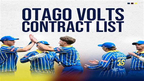 Otago Volts 2025 Squad | Zac Cumming Completes Contracts