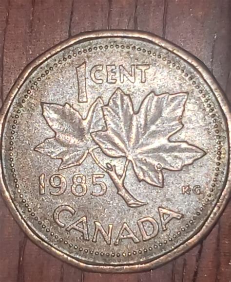1985 Pointed 5 Canada 1 Cent - Coin Community Forum