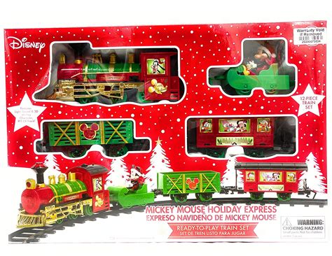 Buy Global Merchandise Mickey Mouse Holiday Express Christmas Train Set ...