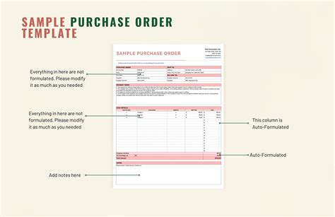 Image result for Purchase Order Sample