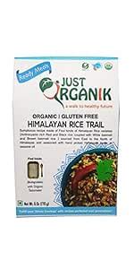 Just Organik Ready to Eat Meals - Himalayan Rice Trail, 170 g : Amazon ...