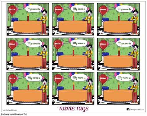 Storyboard That: Create Custom Name Tags Online in 2025