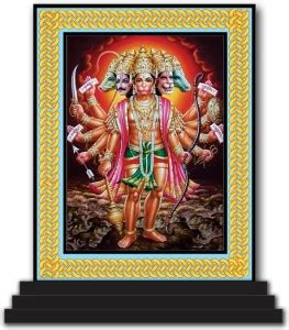 Vprint Panchmukhi Hanuman Ji Car Dashboard idols Figurine Showpiece ...