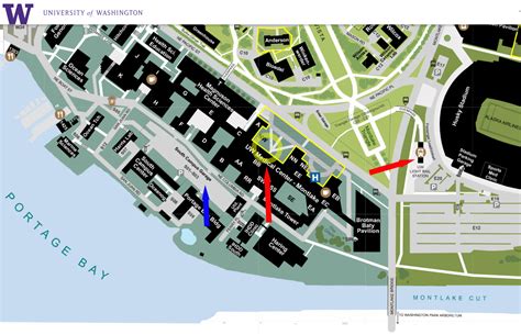Map of UW Campus.