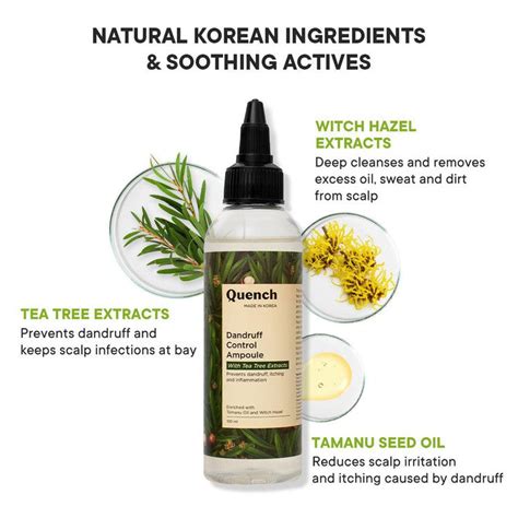 Dandruff Control Ampoule with Tea… – Quench Botanics