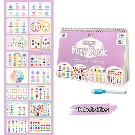 Shapes Busy Book (Ages 1 - 4 ) – Little Minds At Work