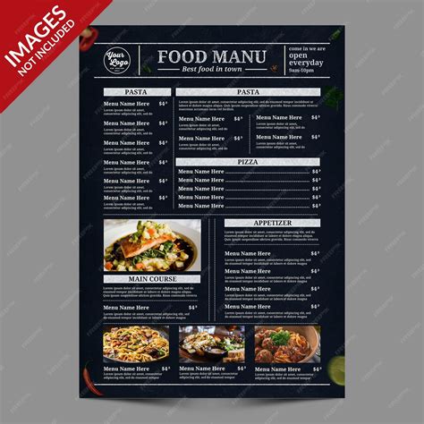 Food Menu Cover Design 的图像结果