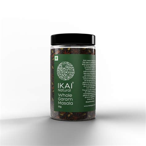 Natural Whole Garam Masala 50g Aromatic Spice – IKAI ORGANIC