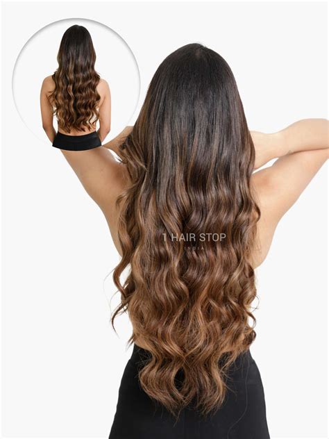 Balayage Clip-in Hair Extensions | Human Hair Extensions in India