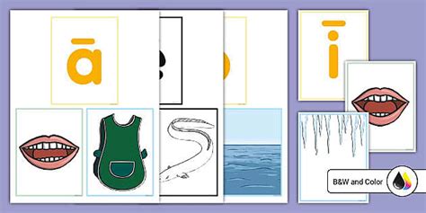 Sound Wall: Vowel Valley Individual Display Cards - Twinkl