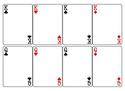 Blank Playing Card Template Printable Playing Cards Blank Playing Cards ...