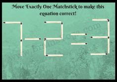 Image result for Toothpick Math Puzzles