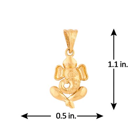 Faith & Trust Abstract Ganesha Pendant – VOYLLA