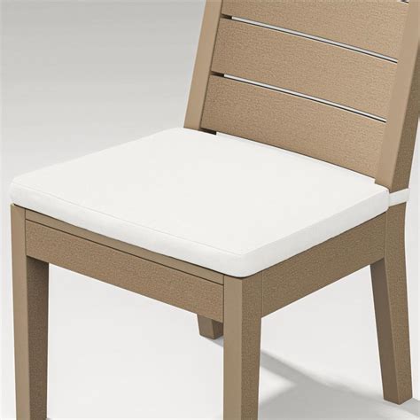 POLYWOOD® Latitude Dining Chair Cushion - Patio Furniture