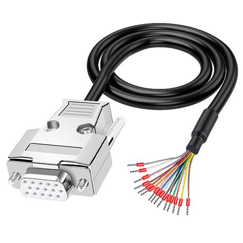 ANMBEST DB15 VGA Solderless Breakout Connector with 5Ft 24AWG ...