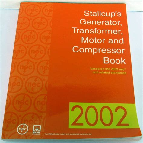 Buy Stallcup's Generator, Transformer, Motor And Compressor Book Book ...
