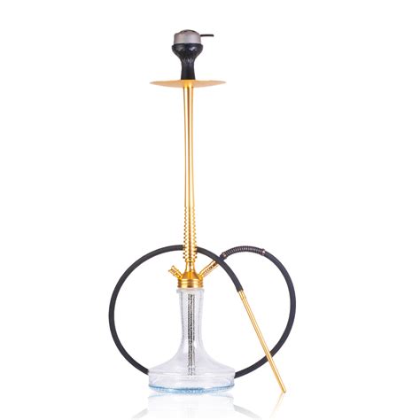 Buy MKS Hookah with Radium Base - Gold | Thugs Shisha – shopdop.in