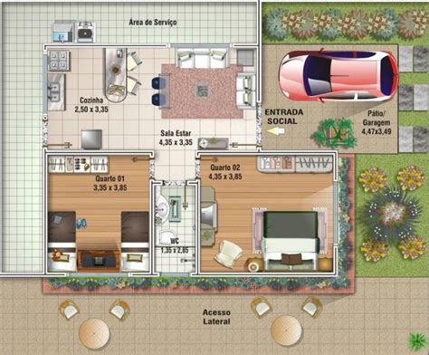 Plan de maison traditionnelle de 80 m² - PagesJaunes