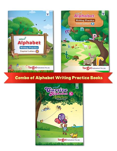 Nurture English Alphabet Writing Practice Books for Kids | 3 to 8 Year ...