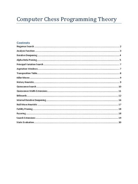 Computer Chess Programming 的图像结果