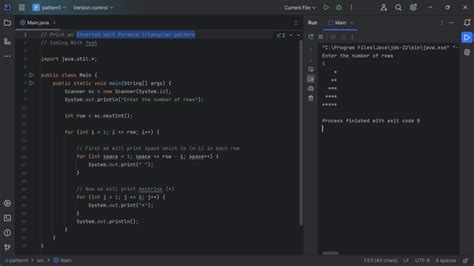 Image result for Pyramid Pattern Java