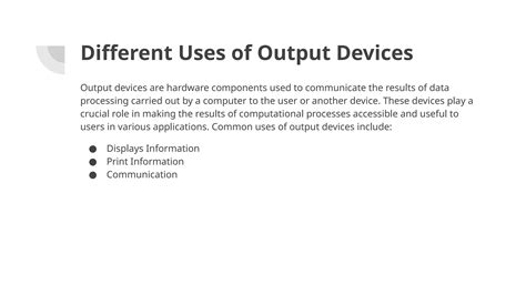 Image result for Output Devices Class 9
