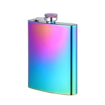 AUGEN Hip Flask Stainless Steel Leak Proof Multi 8oz (230ml) Liquor ...