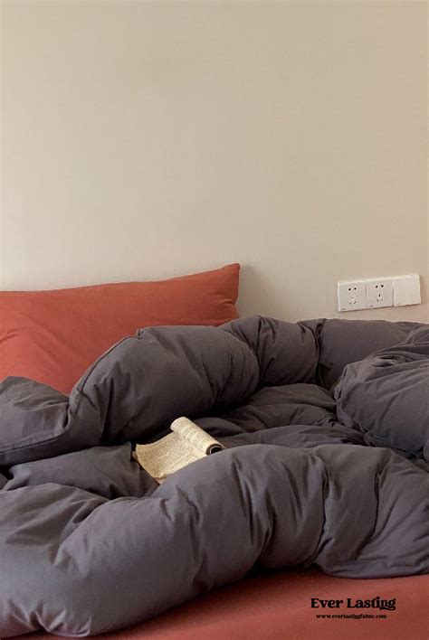 Mixed Color Warm Tone Jersey Knit Bedding Set / Gray Red | Best Stylish ...