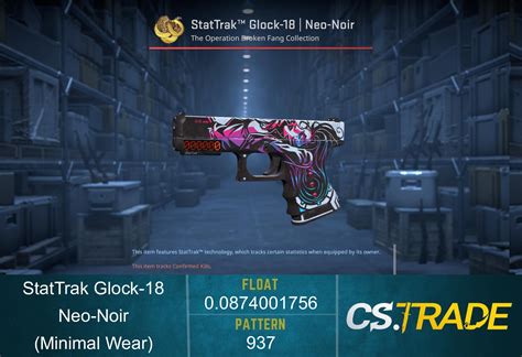 Glock-18 | Neo-Noir CS:GO & CS2 Skin - CS.TRADE Wiki