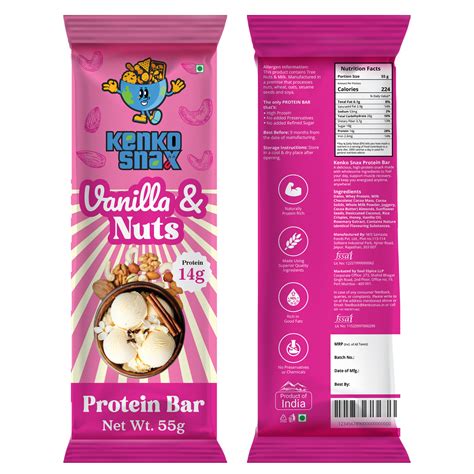 Vanilla Nuts Bar | Protein-Rich & Delicious Snack – Kenko Snax