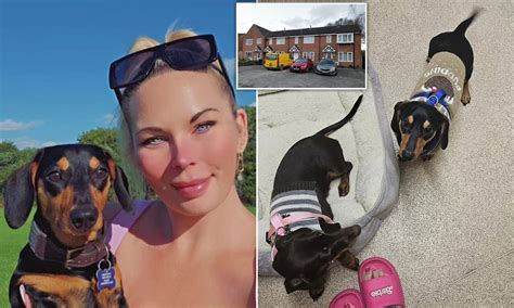 The tragic mother found dead at home alongside one of her sausage dogs