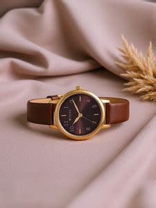 Titan 2678Yl02-Dm481-Ladies Karishma Titan Karishma Brown Dial Brown ...