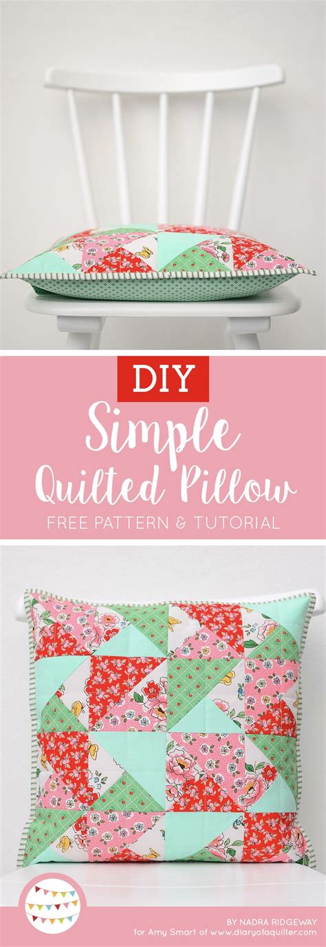 Quilted Pillow Tutorial 的图像结果