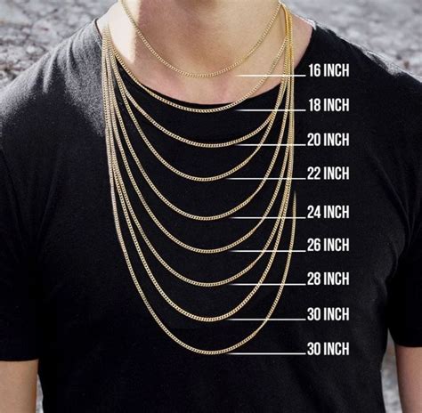 Chain Size Chart Guide: Find Your Perfect Necklace Length – Jewelove™