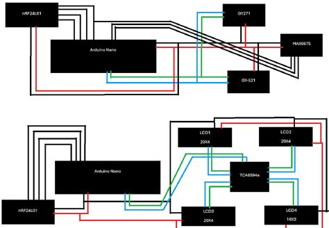 Image result for Arduino nRF24L01 with LCD