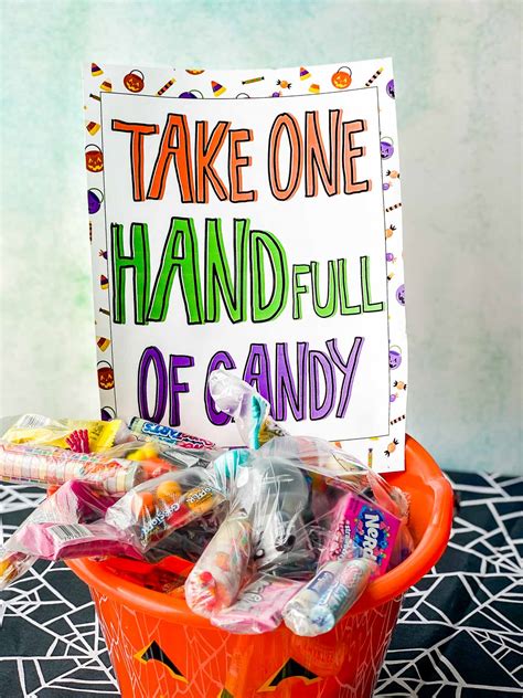 Printable Candy Signs