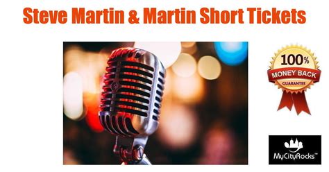Steve Martin & Martin Short "Dukes Of Funnytown" Tickets Clearwater FL ...