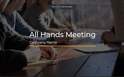 All Hands Meeting 的图像结果