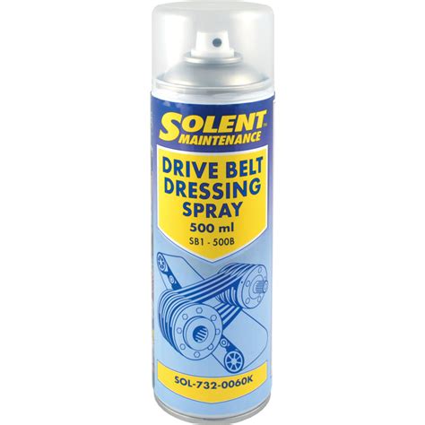 Solent Maintenance SB1-500B Drive Belt Dressing Lubricant 500ml 32936 ...