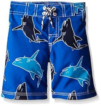 Gymboree Little Boys' Toddler Blue Shark Swim Trunk, Multi, 3T : Amazon ...