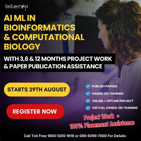 AI ML in Biology & Bioinformatics Summer Training Program — BioTecNika ...