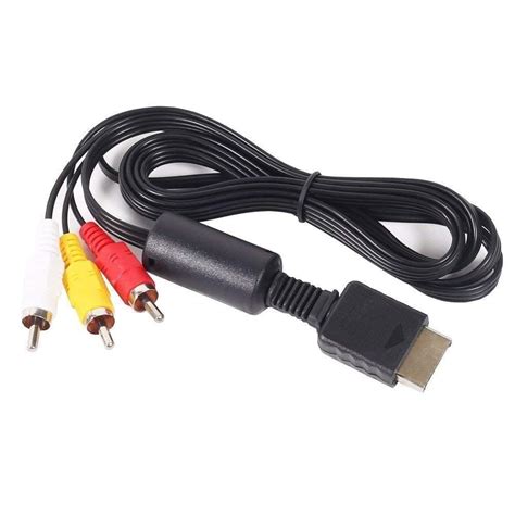 TCOS TECH Composite AV Cable for PS3 and PS2 Audio Video Composite ...