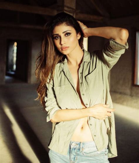 Mouni Roy Looks Like an Epitome of Hotness in Olive Green Front Open ...