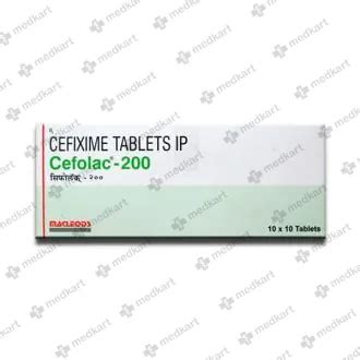 CEFOLAC 200MG TABLET 10'S Price, Uses, Side Effects & Substitutes | Medkart