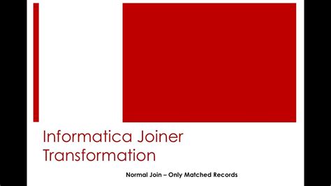 Image result for How to Do Join in Informatica