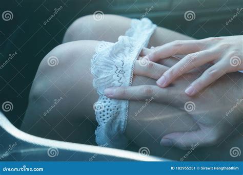 Sex in Car Concept : Man Take Off Girlfriend Panty in a Car Stock Image ...